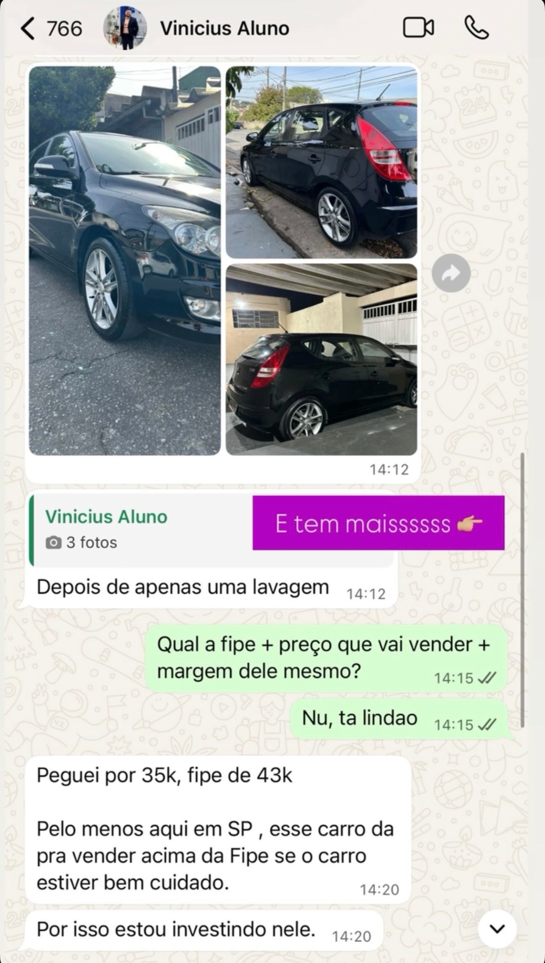 Resultado de aluno 8